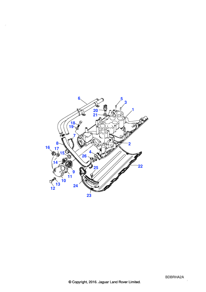 ERR4892 - LAND ROVER MANIFOLD-ENGINE INLET – Rostock Auto Spare Parts