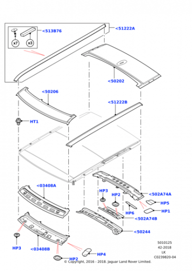 LR038349-FINISHER SUNROOF – Rostock Auto Spare Parts